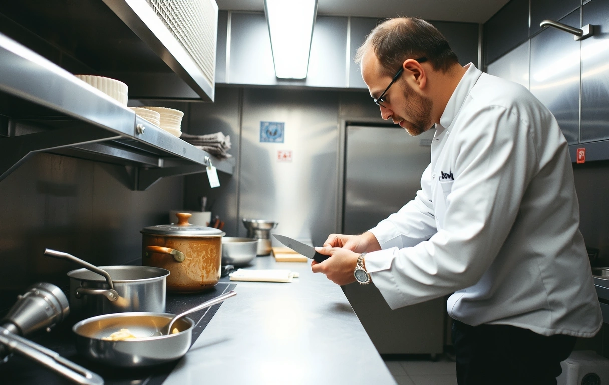 Atmósfera profesional en Escuela de Cocina Luna